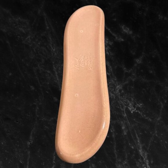 Vintage Russel Wright American Modern Steubenville Celery Tray in Coral - Picture 4 of 4